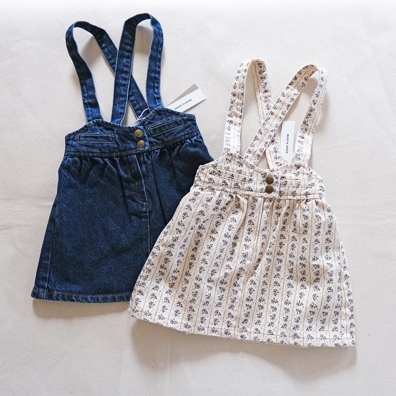 SOOR PLOOM / Minnie Pinafore - Thistle Print, B - スカート SOOR PLOOM / Minnie Pinafore - Thistle Print, B - スカート