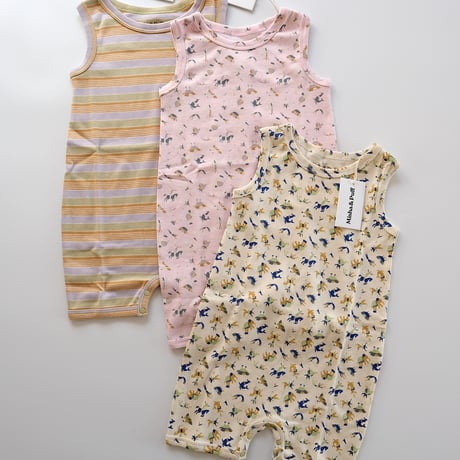 Misha & Puff / BABY TANK ROMPER - MARZIPAN CIRCUS