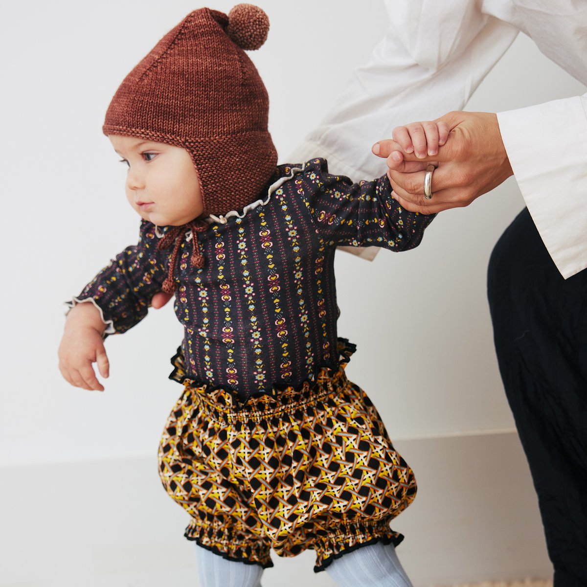 misha&puff Zig Zag ニット帽 12-24m