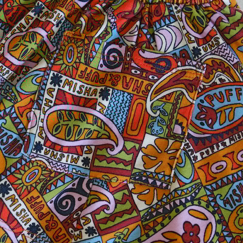 Misha & Puff / Circle Skirt - Red Flame Groovy Misha & Puff / Circle Skirt - Red Flame Groovy