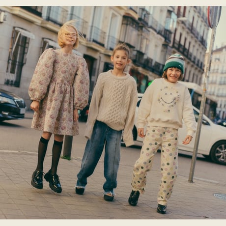 the new society / Happy Place Baby Pant - Happy Repetition
