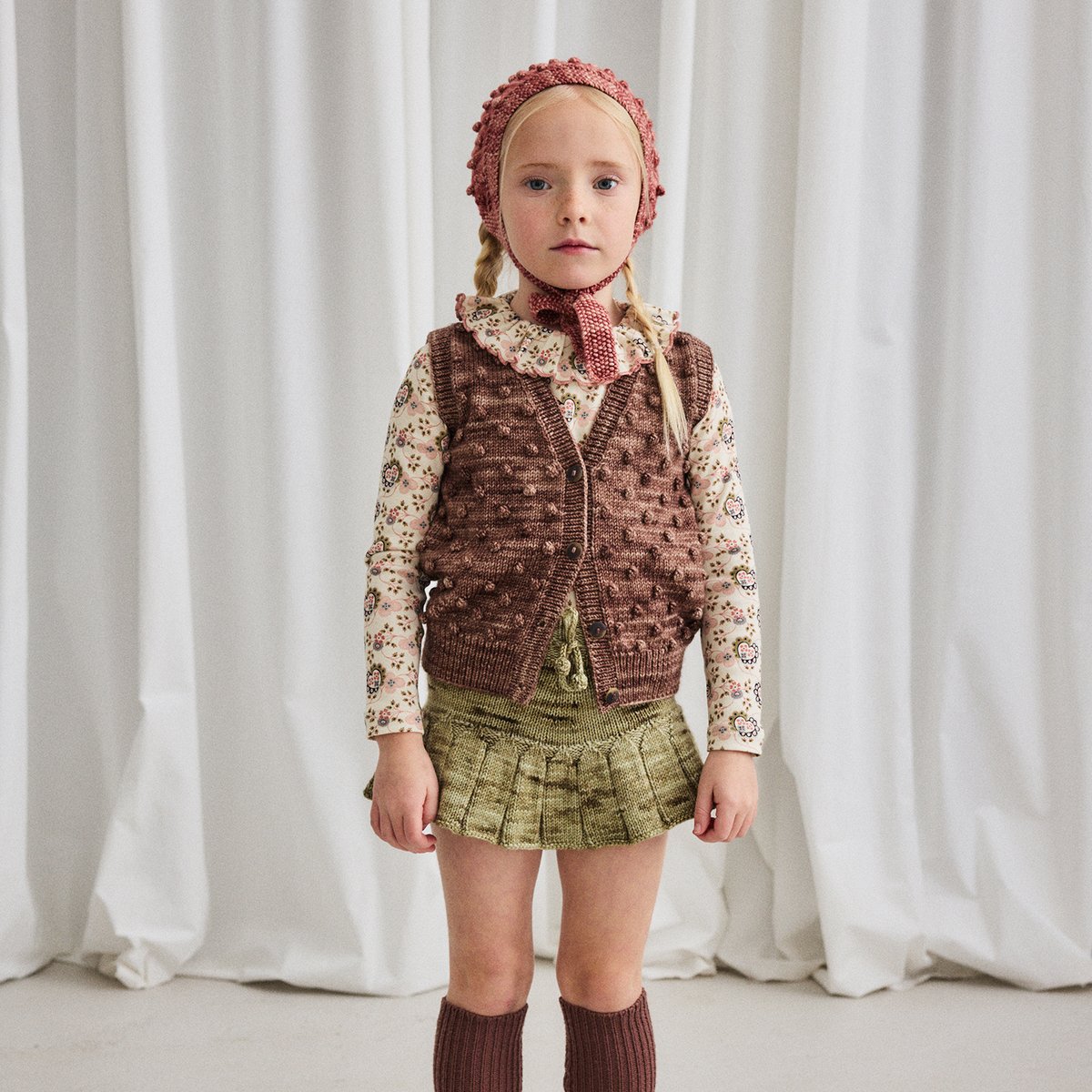 Misha & Puff / Popcorn Headwarmer - Prairie Ros