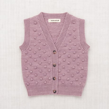 Misha & Puff / Auggie Popcorn Vest - Plum Petal