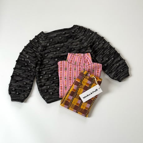 Misha & Puff / Legging - Plum Watercolor Plaid
