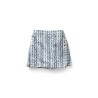 SOOR PLOOM / OLIVE SKORT - LATTICE PRINT, AZUL
