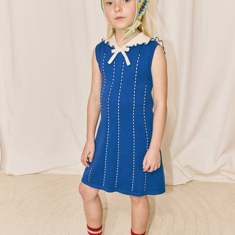 Misha & Puff / LUCILLE DRESS - BLUE RIBBON