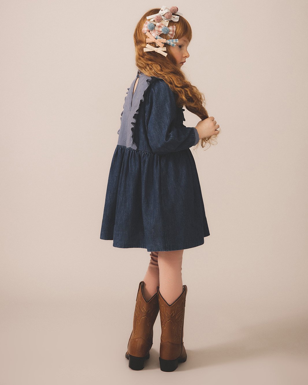 soor ploom ハニカム柄ドレス　4y soor ploom ハニカム柄ドレス 4y soor ploom ハニカム柄ドレス 4y