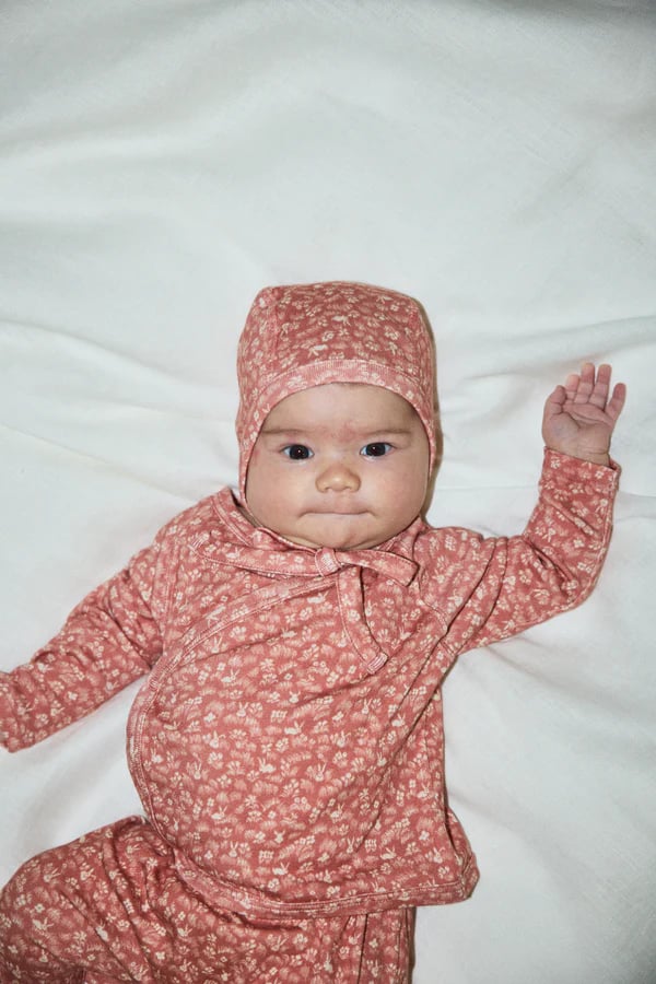 Misha & Puff / Baby Wrap Set - Rosewood Bunny M