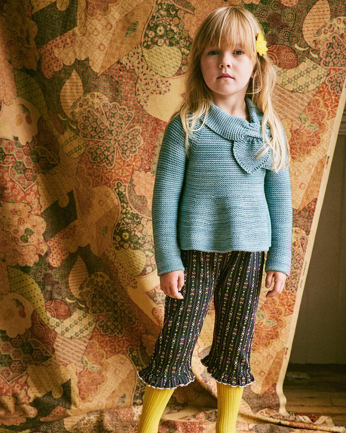 Misha & Puff / Ruffle Pedal Pusher - Licorice B Misha & Puff / Ruffle Pedal Pusher - Licorice B