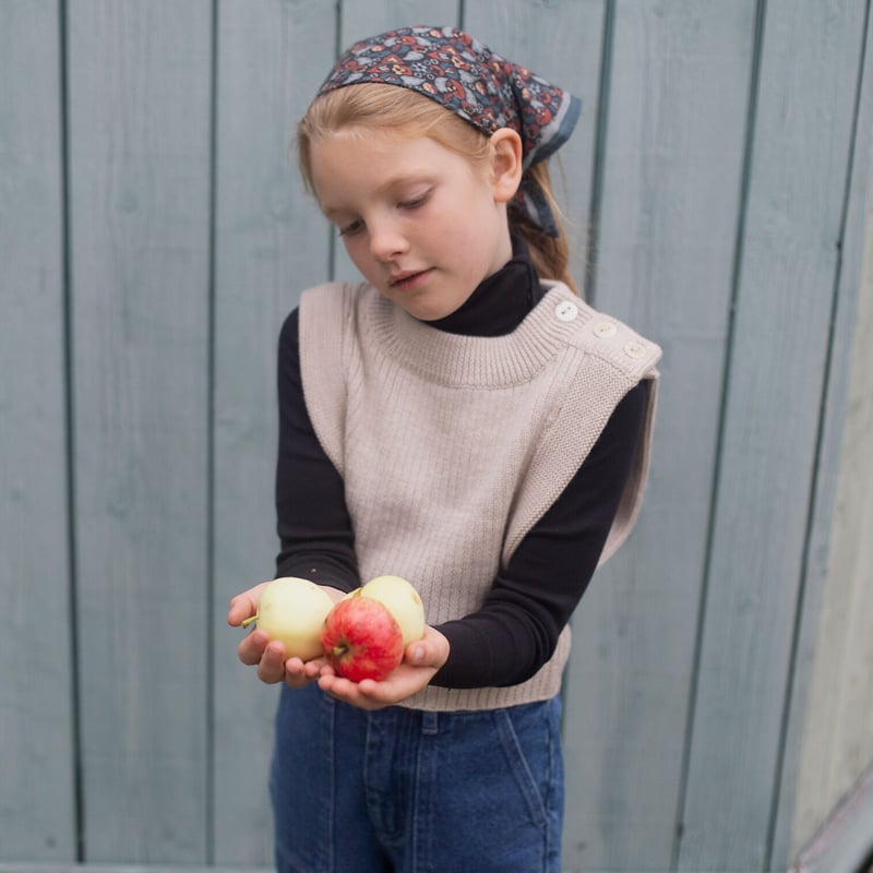 SOOR PLOOM / Long Sleeve Snap Turtleneck - Blac...