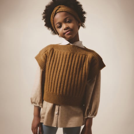 SOOR PLOOM / Luna Tunic - Berry Stitch Print, Caffe