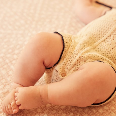Bebe Organic / Elina Romper - Natural Lace Kit