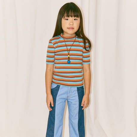 Misha & Puff / SERGE TOP - BRIGHT SKY AVENUE STRIPE