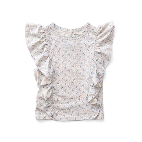 トップス soor ploom essential frill tee 2Y Frill Tee in Gumdrop Stripe by Soor Ploom - Last One In Stock - 12