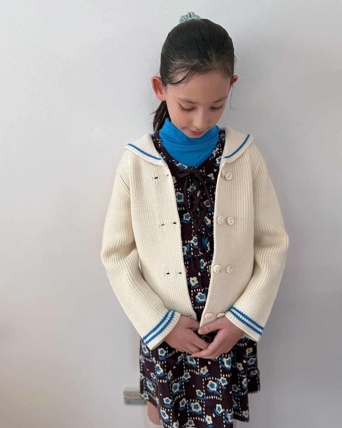 Misha & Puff / Sailor Rib Cardigan - Sugar | hi