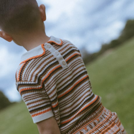 Misha & Puff / Stripe Joanne Top - Poppy