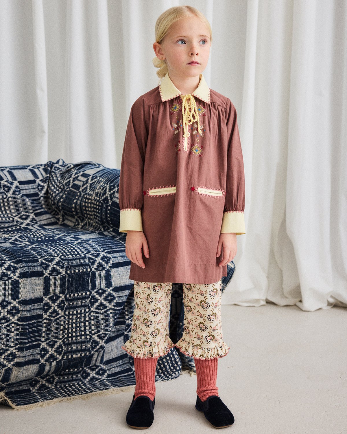 Misha & Puff / Over-Knee Sock - Rosewood | hi h