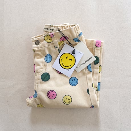 the new society / Happy Place Baby Pant - Happy Repetition
