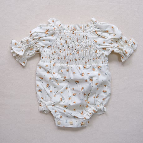 na pa ani / CORO ROMPER - Flower Print Poplin