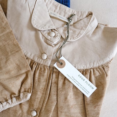 SOOR PLOOM / Luna Tunic - Berry Stitch Print, Caffe