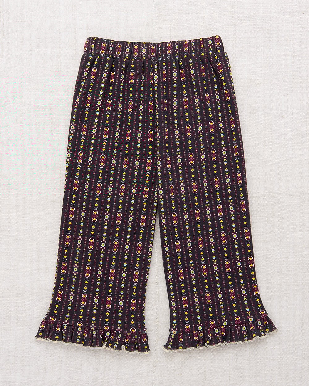 Misha & Puff / Ruffle Pedal Pusher - Licorice B Misha & Puff / Ruffle Pedal Pusher - Licorice B