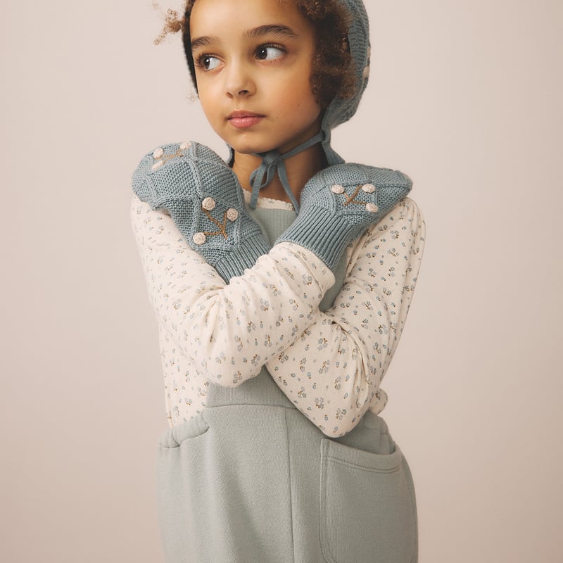 SOOR PLOOM / POUF TEE - CALICO PRINT POINTELLE,