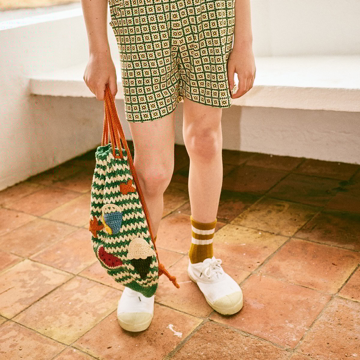 Misha & Puff / Seaside Drawstring Bag - Lawn |