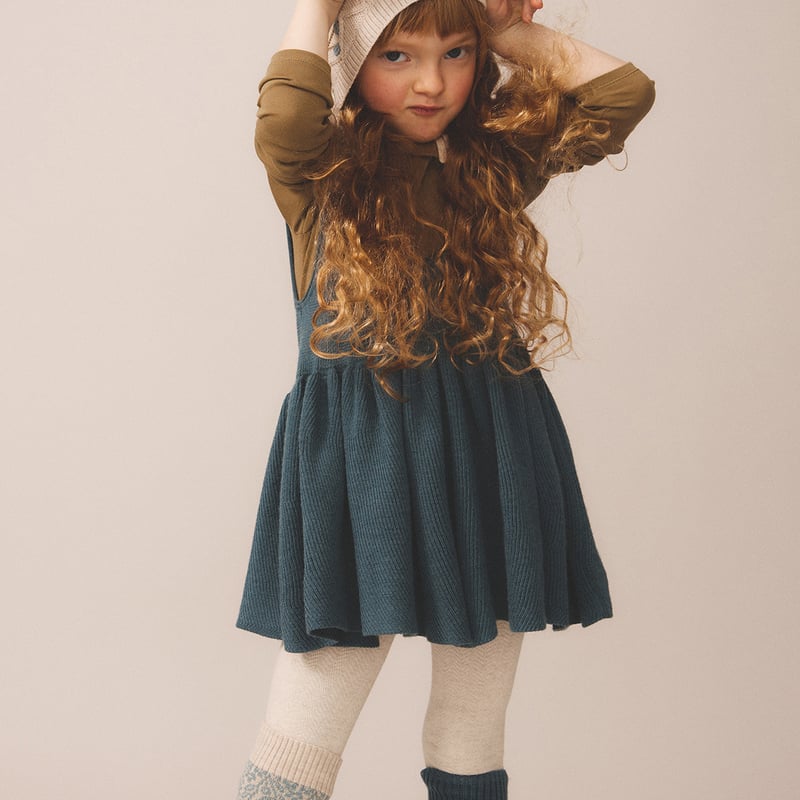 SOOR PLOOM / Sage Pinafore - Bottle | hi heidi