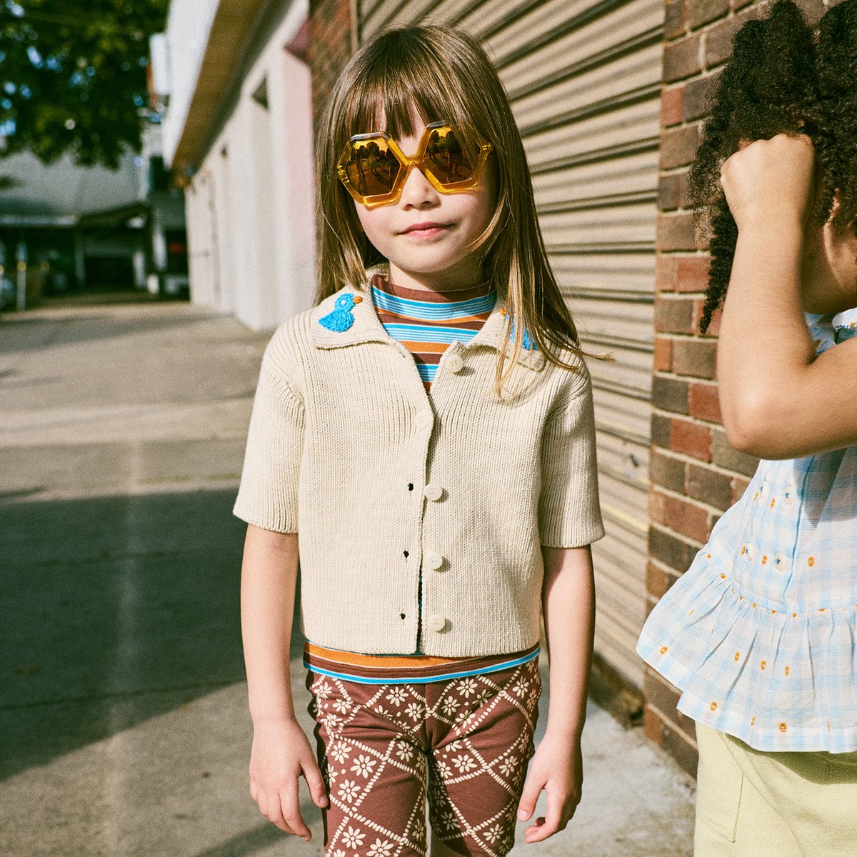 Misha & Puff / BIKE SHORT- COLA FLORA TIERRA |