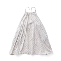 SOOR PLOOM / Loop Dress -  FLOWER PRESS PRINT, AZUL