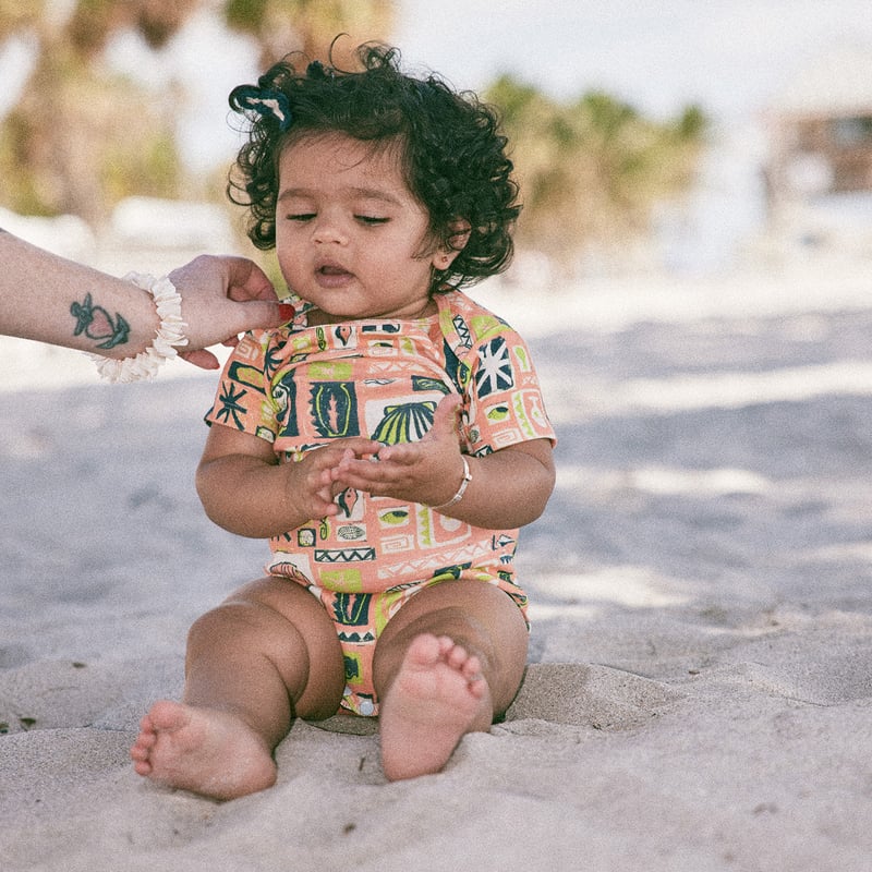 misha&puff baby romper ミーシャアンドパフ　0-6m misha&puff baby romper ミーシャアンドパフ0-6m