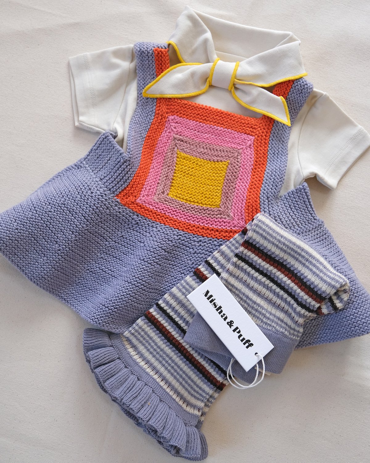 新品タグ付misha and puff 2Y カーディガン