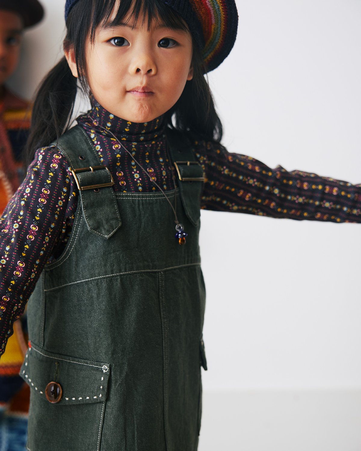 mishaandpuffハット4yー8y Misha & Puff】4-8Y: Bucket Hat - Alabaster Botanica | Brand