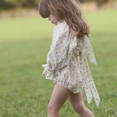 na pa ani / CORO ROMPER - Flower Print Poplin