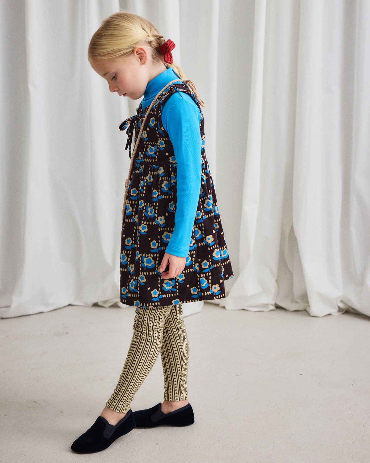 Misha & Puff / Jumbo Goldie Bow - Garnet | hi h