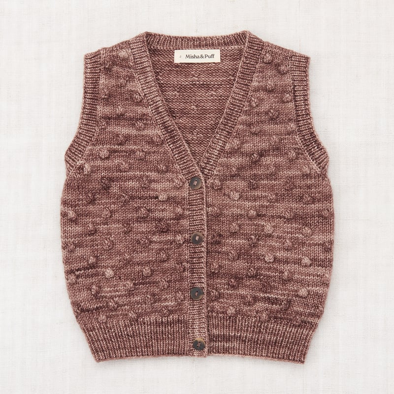 Misha & Puff / Auggie Popcorn Vest - Affogato |
