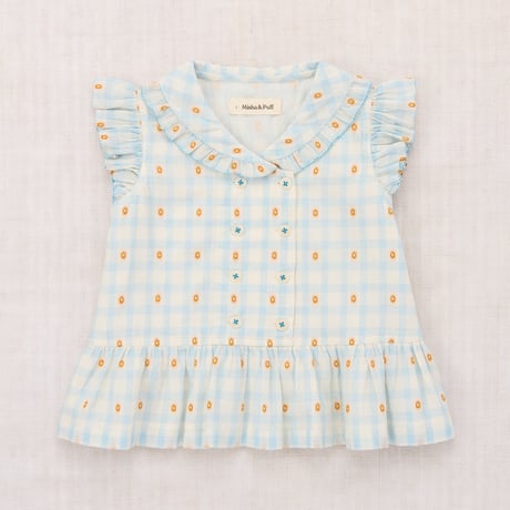 Misha & Puff / VOYAGE SHIRT - BRIGHT SKY BLOSSOM PLAID