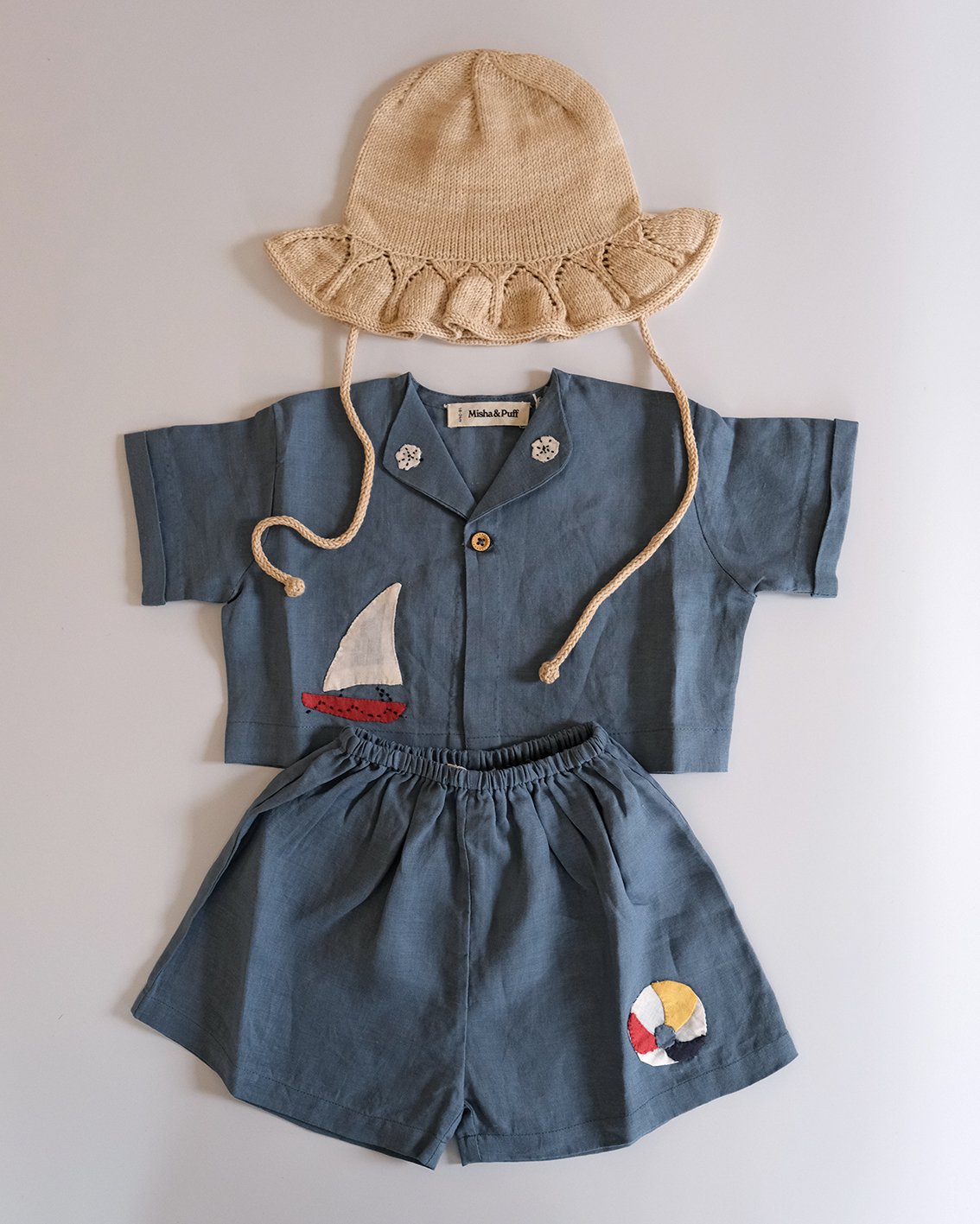 misha&puff Starling Sunhat Parfait 2-4y