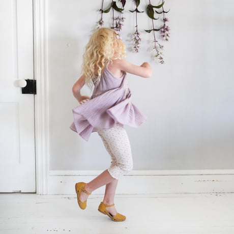 SOOR PLOOM / Capri Legging - FLOWER PRESS PRINT, SOY