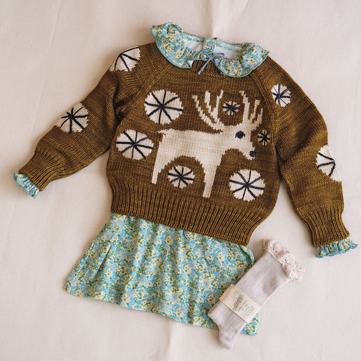 Misha & Puff / Caribou Sweater - Antique Brass