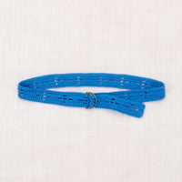 Misha & Puff / Crochet Belt - Cerulean