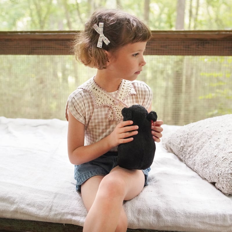 SOOR PLOOM / SUNDAE TEE - Gingham Print, Cloud SOOR PLOOM / SUNDAE TEE - Gingham Print, Cloud
