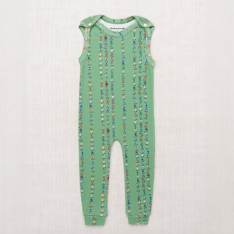 Misha & Puff / Snap Overall - Jadeite Little Bo Misha & Puff / Snap Overall - Jadeite Little Bo
