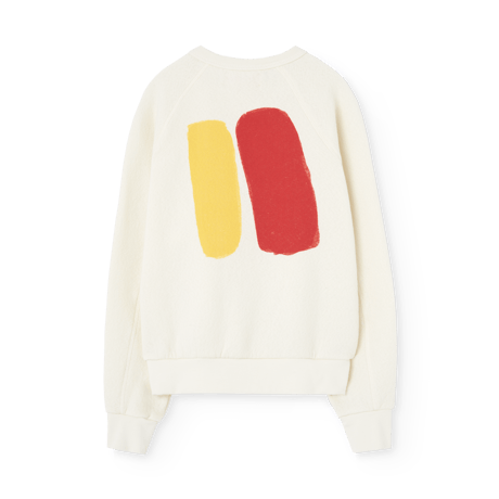 THE ANIMALS OBSERVATORY / SHARK KID SWEATSHIRT - Raw White