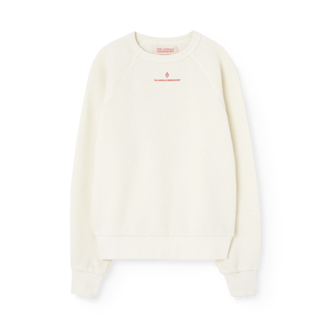 THE ANIMALS OBSERVATORY / SHARK KID SWEATSHIRT - Raw White