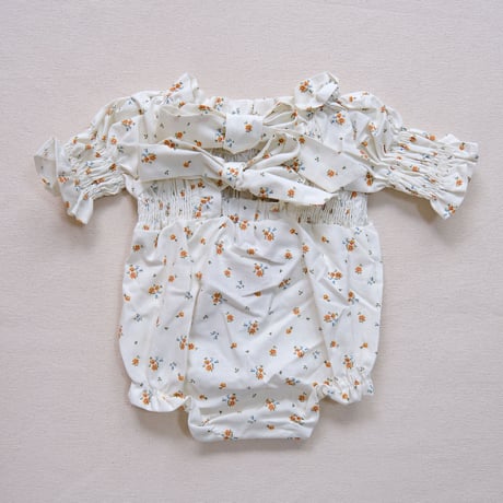 na pa ani / CORO ROMPER - Flower Print Poplin