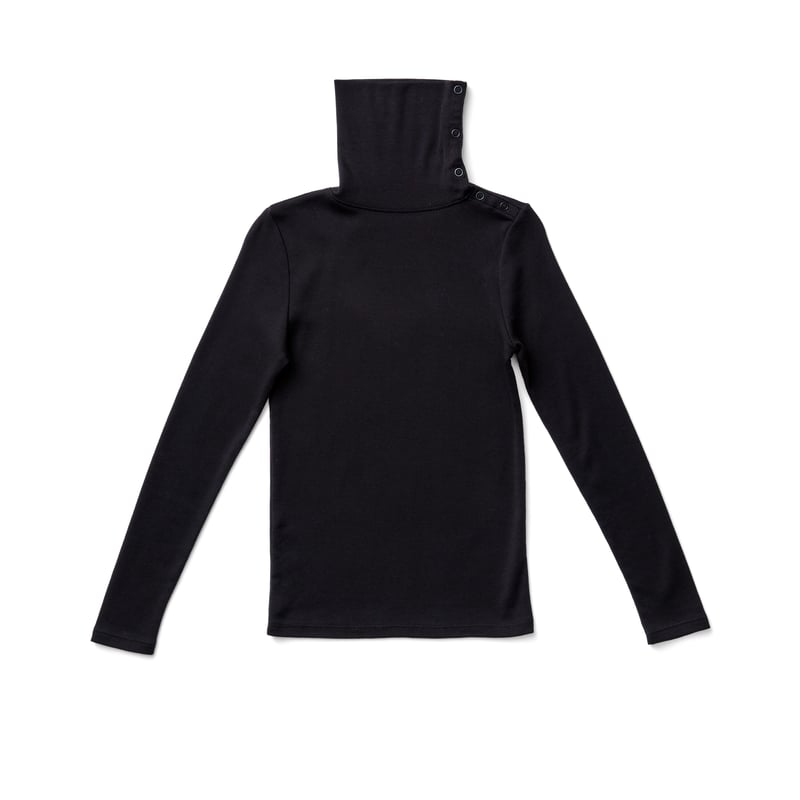 SOOR PLOOM / Long Sleeve Snap Turtleneck - Blac SOOR PLOOM / Long Sleeve Snap Turtleneck - Blac