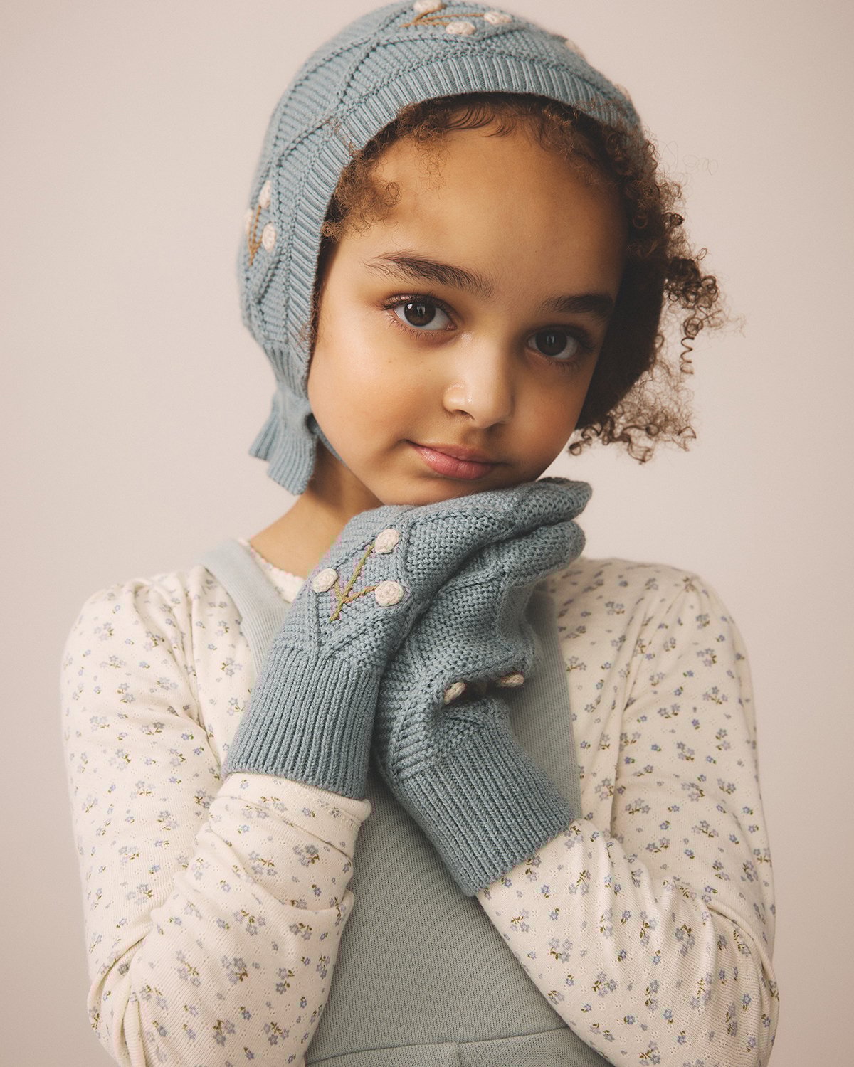 SOOR PLOOM / POUF TEE - CALICO PRINT POINTELLE,