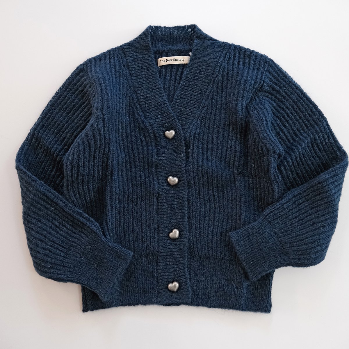 BLUE/BLUE ネイビー カーディガン NAVY スポンディングカーディガン レディース