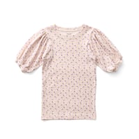 SOOR PLOOM / Balloon Tee-  FLOWER PRESS PRINT, SOY